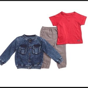 Hudson jacket, tee and joggers